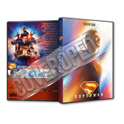 Superman - 2025 Türkçe Dvd Cover Tasarımı